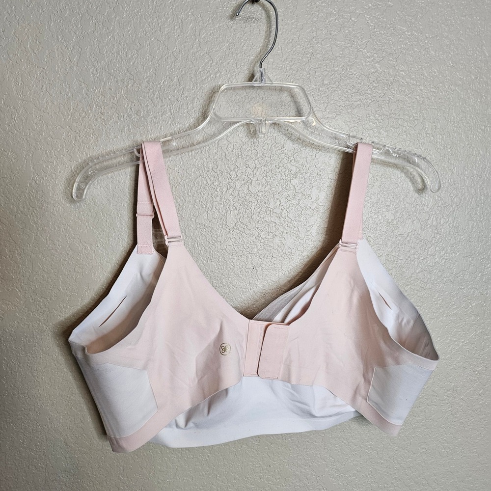 Honeylove CrossOver Bra Petal Pink Wireless Mesh Support Bralette 2X LWBRO302 - Picture 4 of 8